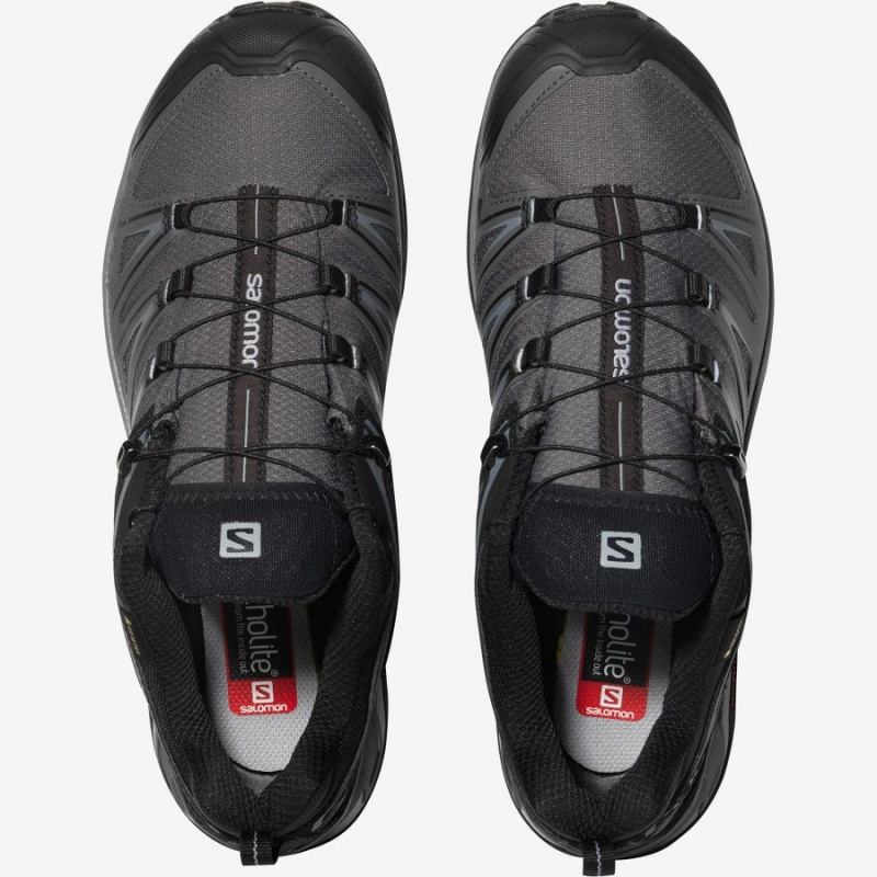 Zapatillas de Senderismo Salomon X ULTRA 3 GORE-TEX Hombre Gris | UY 3604FDN