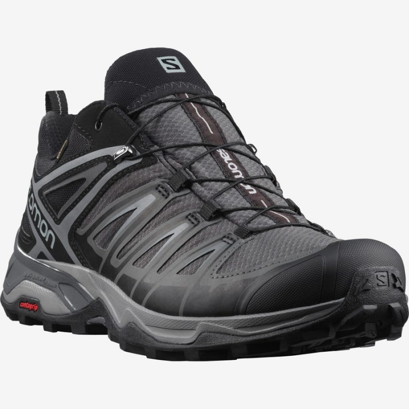 Zapatillas de Senderismo Salomon X ULTRA 3 GORE-TEX Hombre Gris | UY 3604FDN