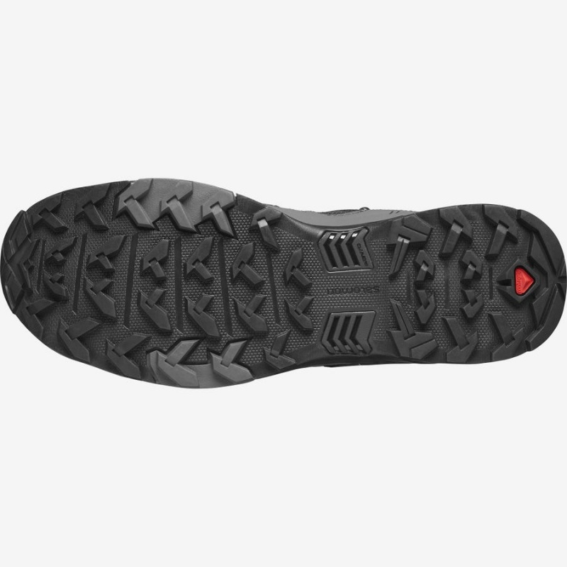 Zapatillas de Senderismo Salomon X ULTRA 4 MID WIDE GORE-TEX Hombre Negras Azules | UY 3623GSO