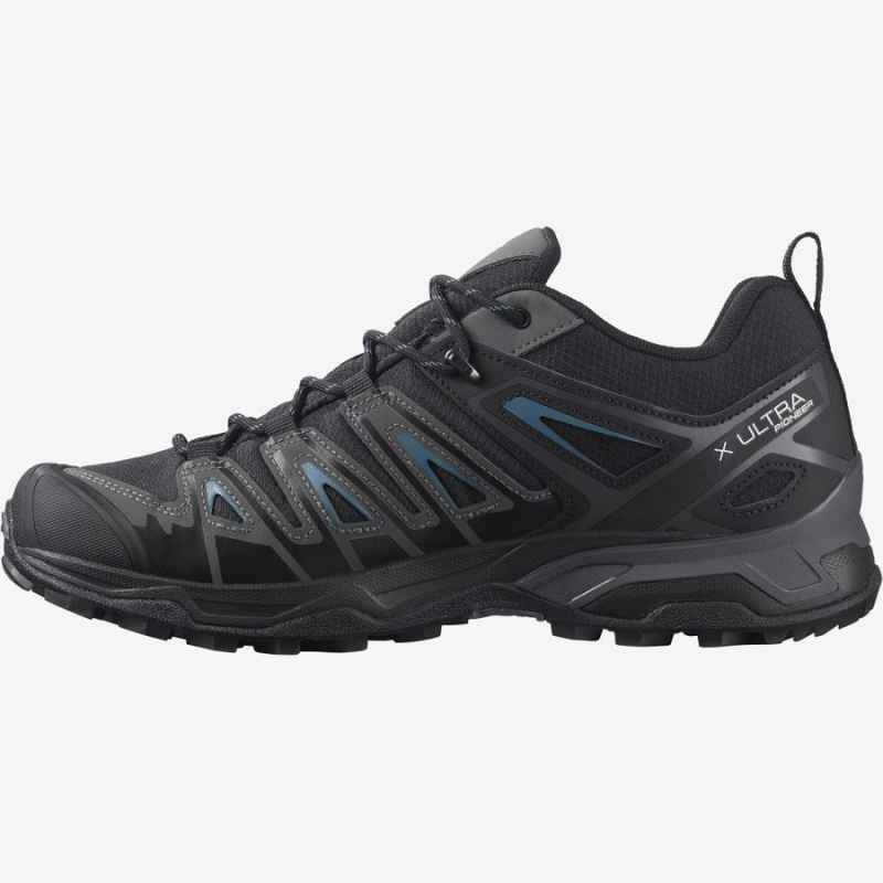 Zapatillas de Senderismo Salomon X ULTRA PIONEER CLIMASALOMON™ WATERPROOF Hombre Negras | UY 3556KOR