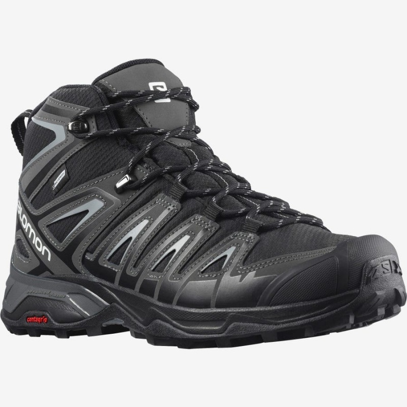 Zapatillas de Senderismo Salomon X ULTRA PIONEER MID CLIMASALOMON™ WATERPROOF Hombre Gris Negras | UY 3554HAP