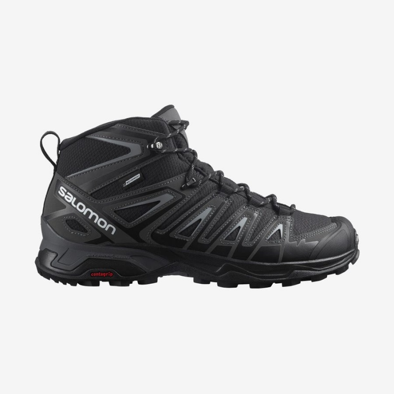 Zapatillas de Senderismo Salomon X ULTRA PIONEER MID CLIMASALOMON™ WATERPROOF Hombre Gris Negras | UY 3554HAP